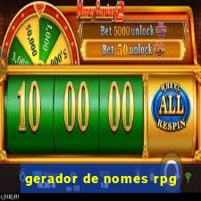 gerador de nomes rpg